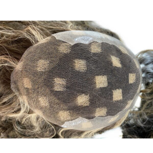 Lace with PU Back and Sides